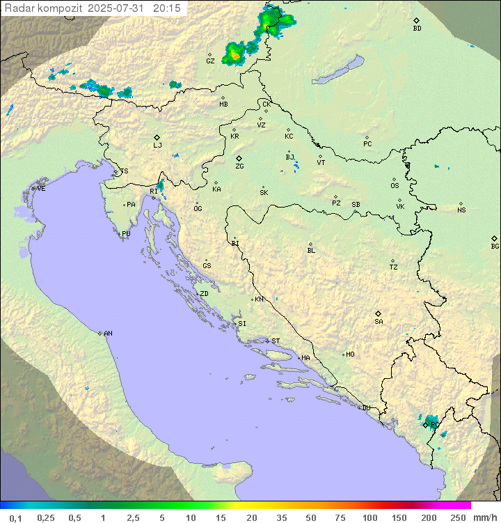 Padavine Hrvaška