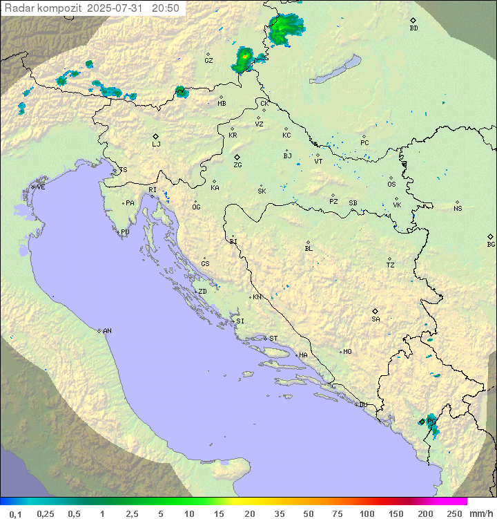 Padavine Hrvaška