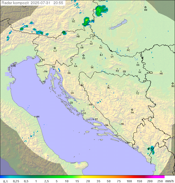 Padavine Hrvaška