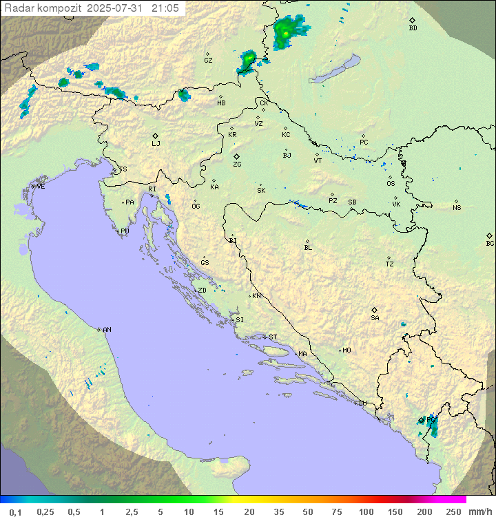 Padavine Hrvaška
