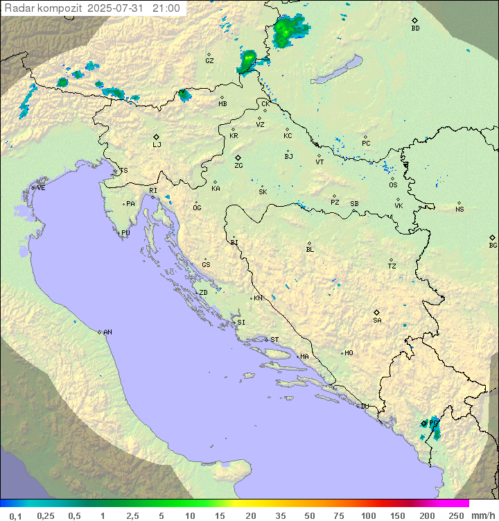 Padavine Hrvaška