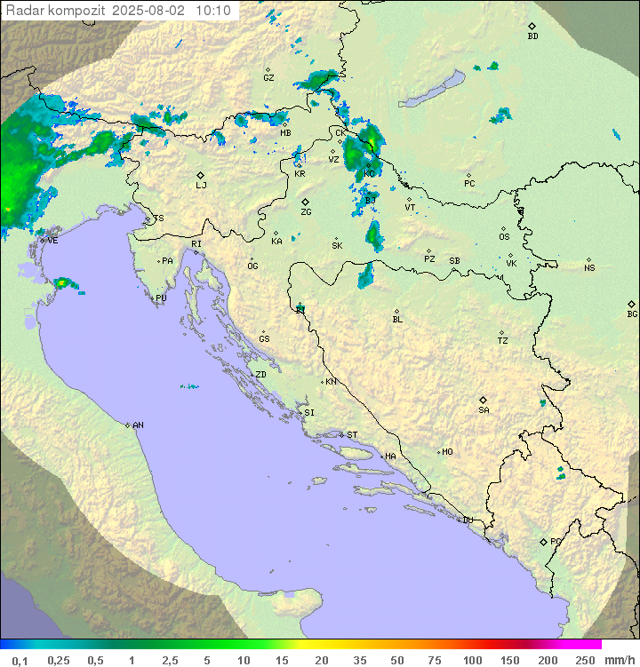 Padavine Hrvaška