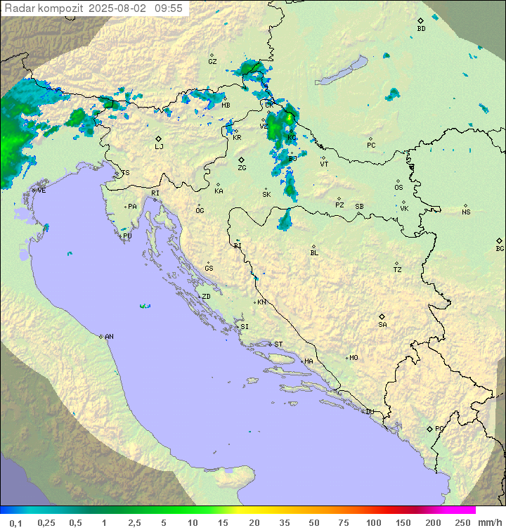 Padavine Hrvaška