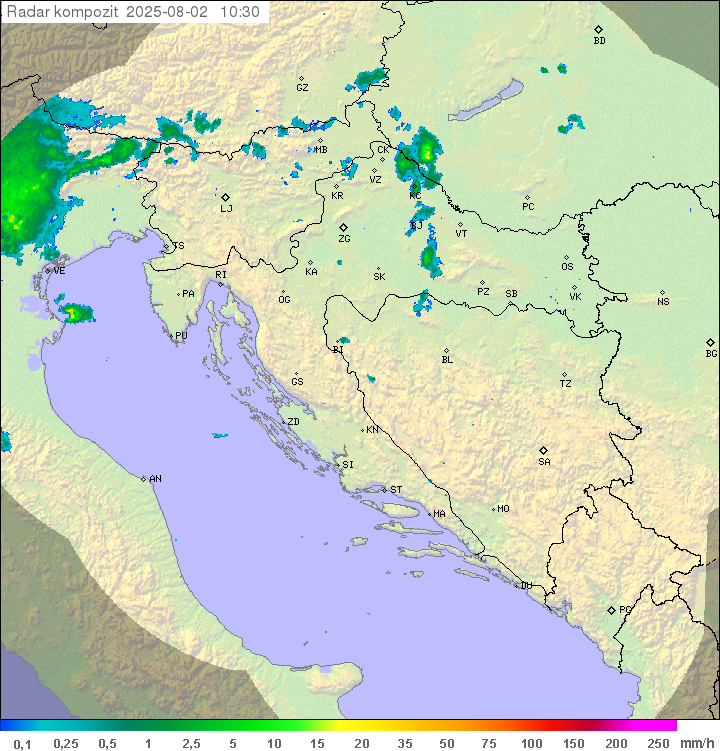 Padavine Hrvaška