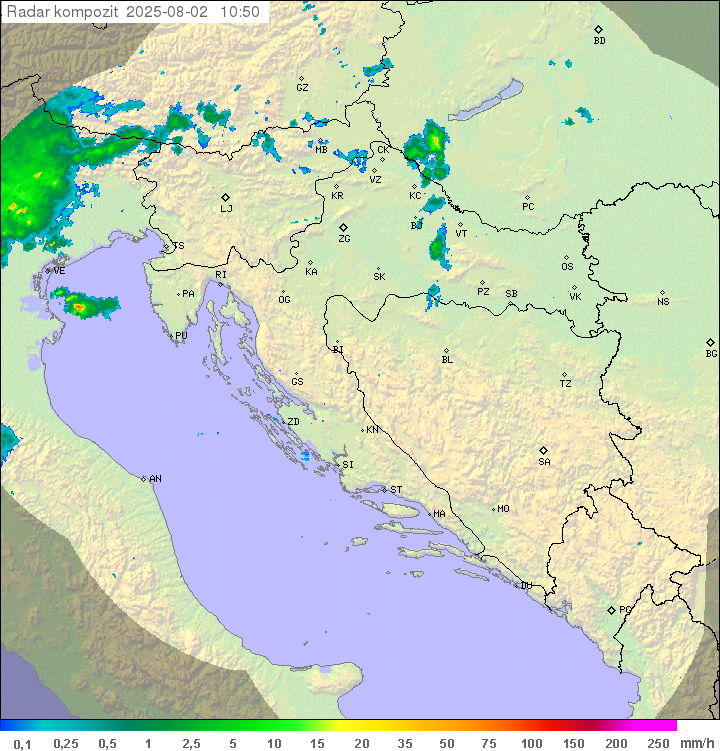 Padavine Hrvaška