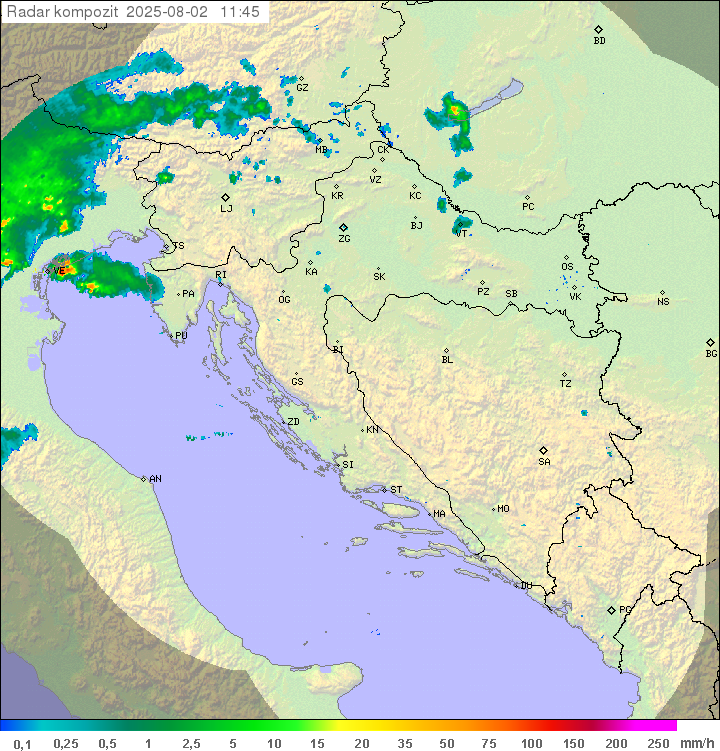 Padavine Hrvaška