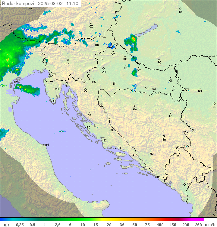 Padavine Hrvaška