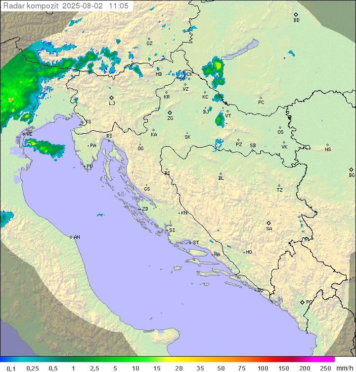 Padavine Hrvaška