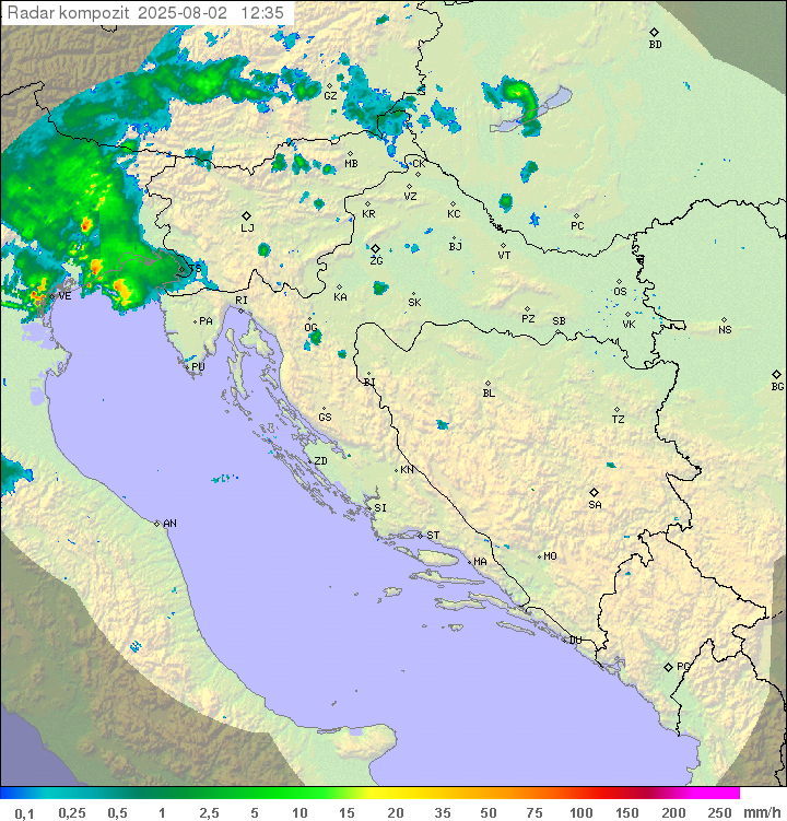 Padavine Hrvaška
