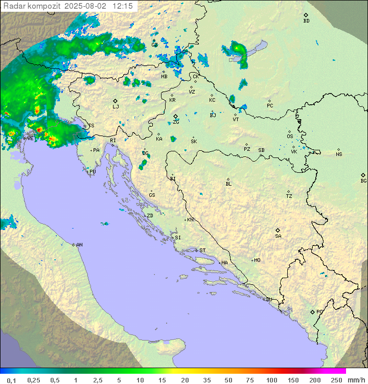 Padavine Hrvaška