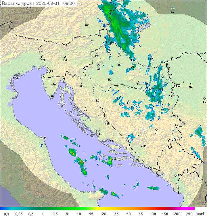 Padavine Hrvaška