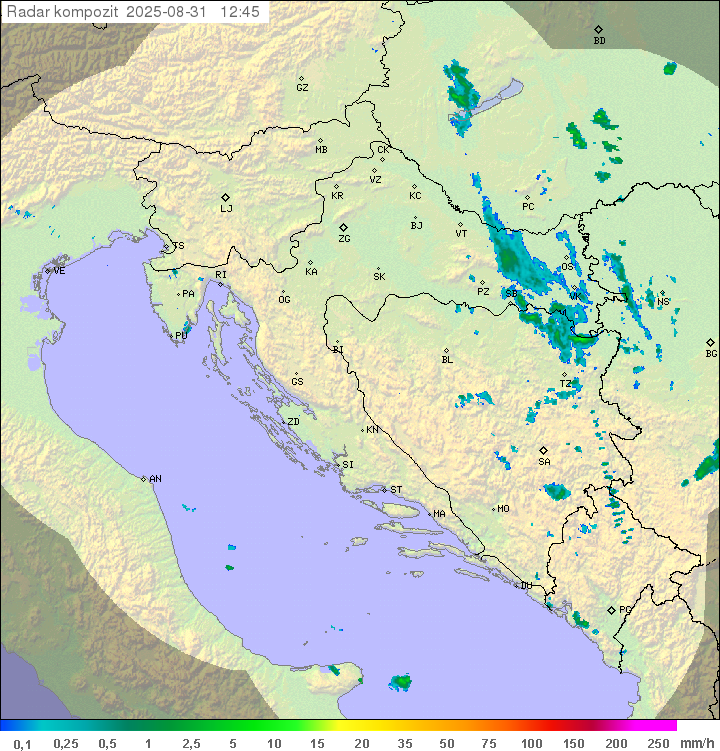 Padavine Hrvaška