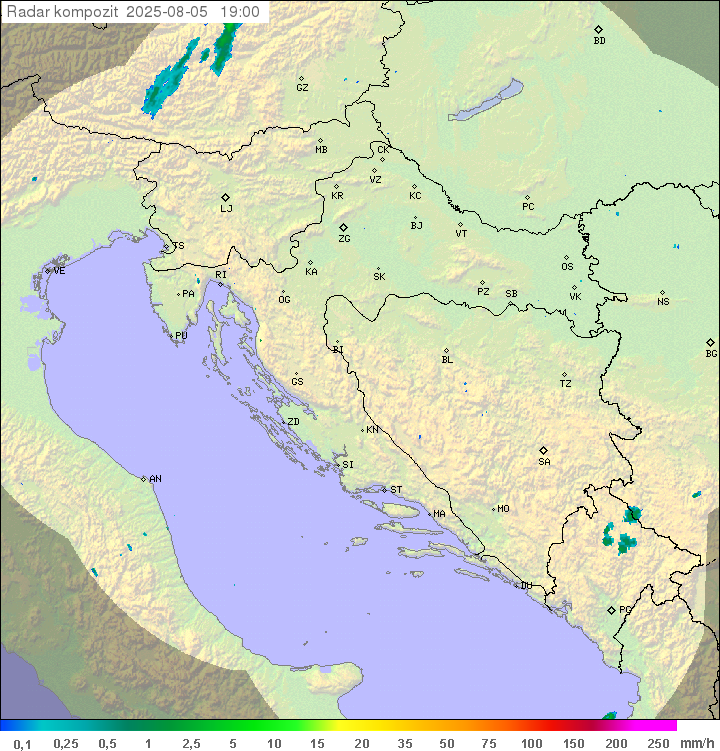 Padavine Hrvaška