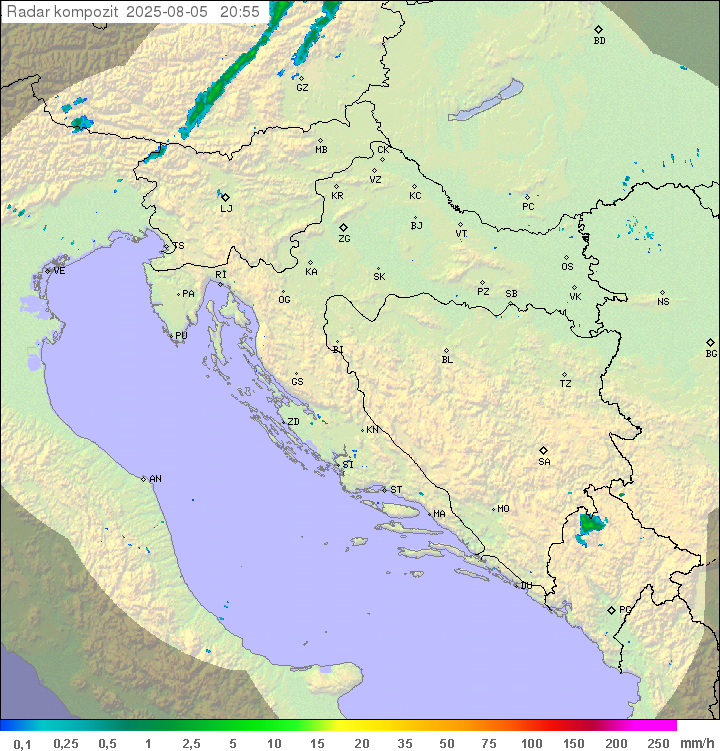 Padavine Hrvaška