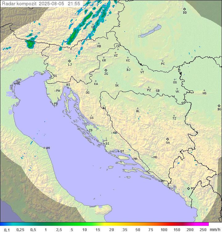 Padavine Hrvaška