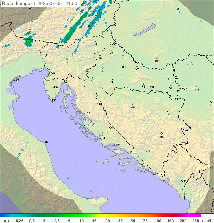 Padavine Hrvaška