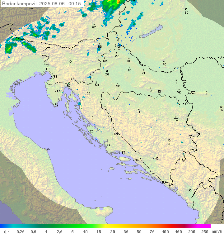 Padavine Hrvaška
