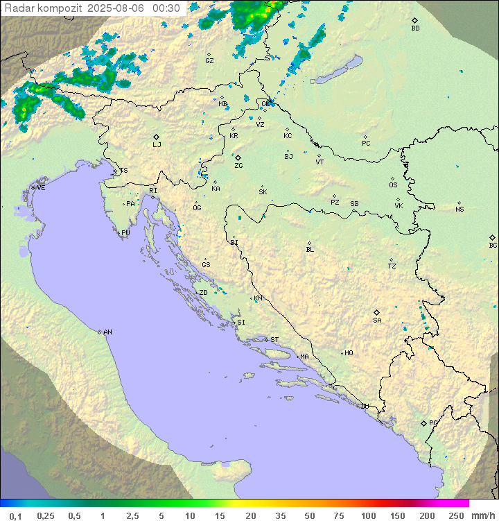 Padavine Hrvaška