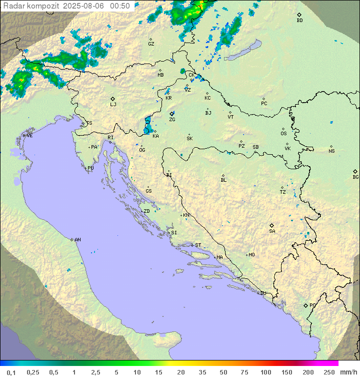 Padavine Hrvaška