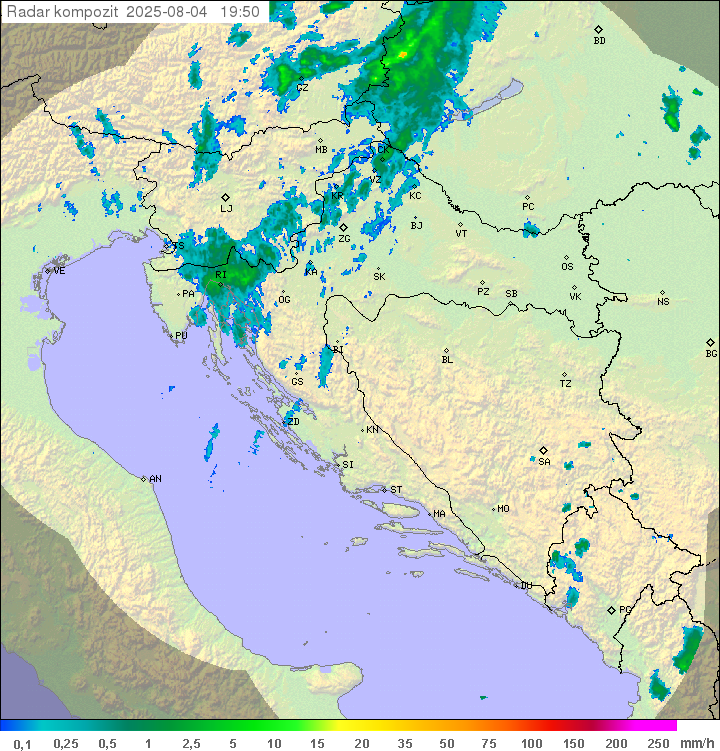 Padavine Hrvaška