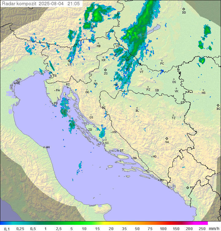Padavine Hrvaška