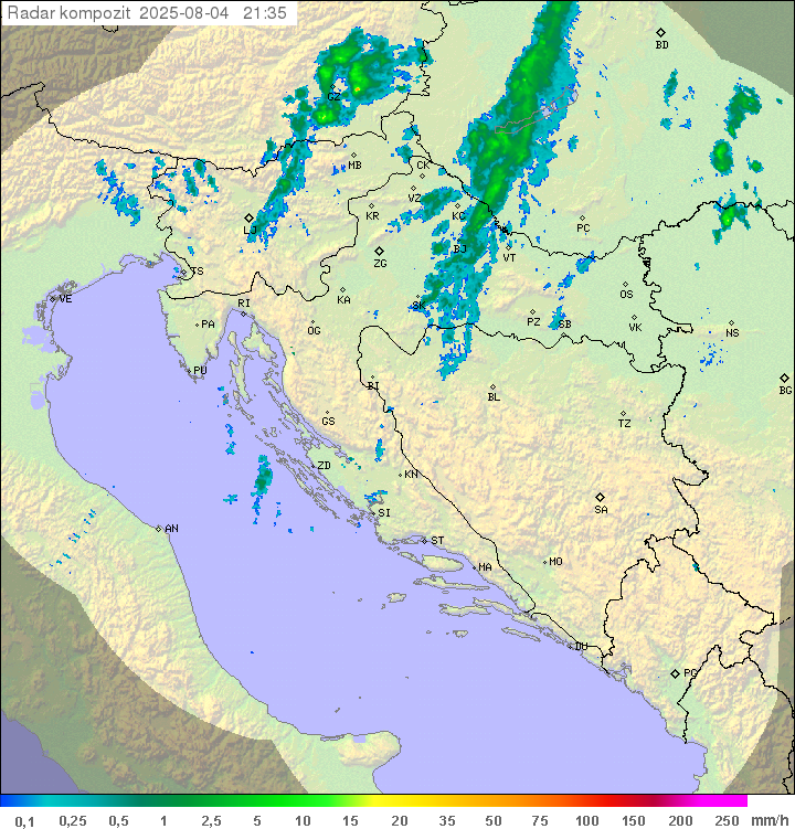 Padavine Hrvaška