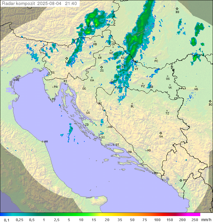 Padavine Hrvaška