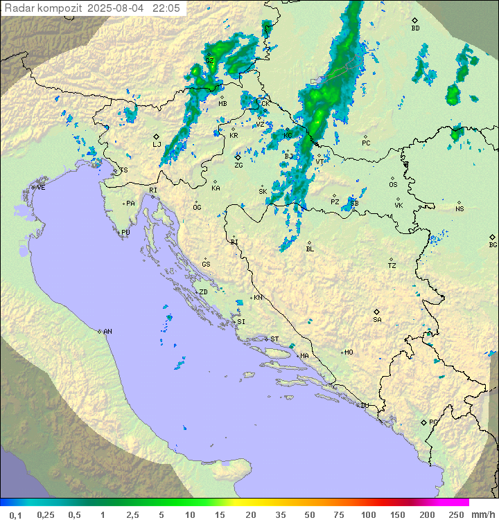 Padavine Hrvaška