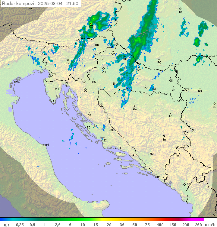 Padavine Hrvaška