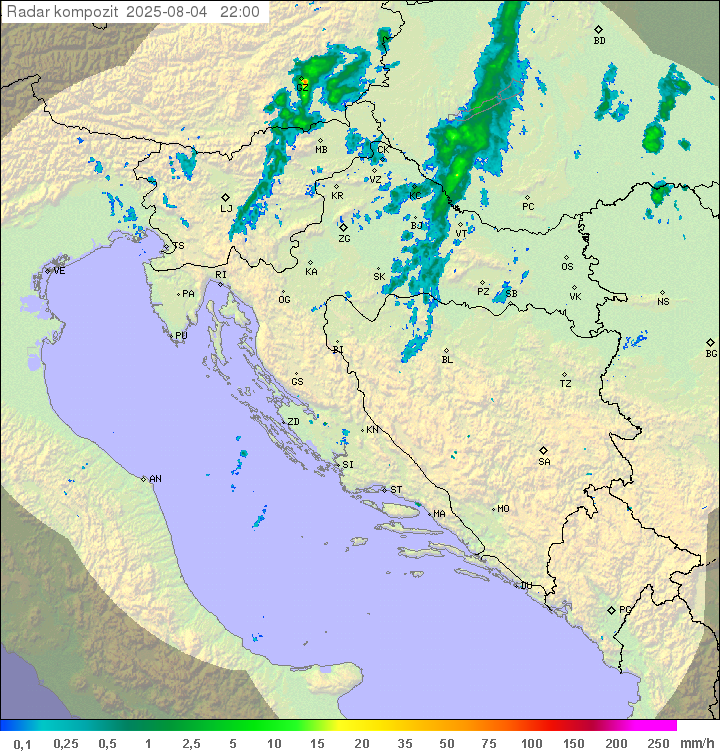 Padavine Hrvaška