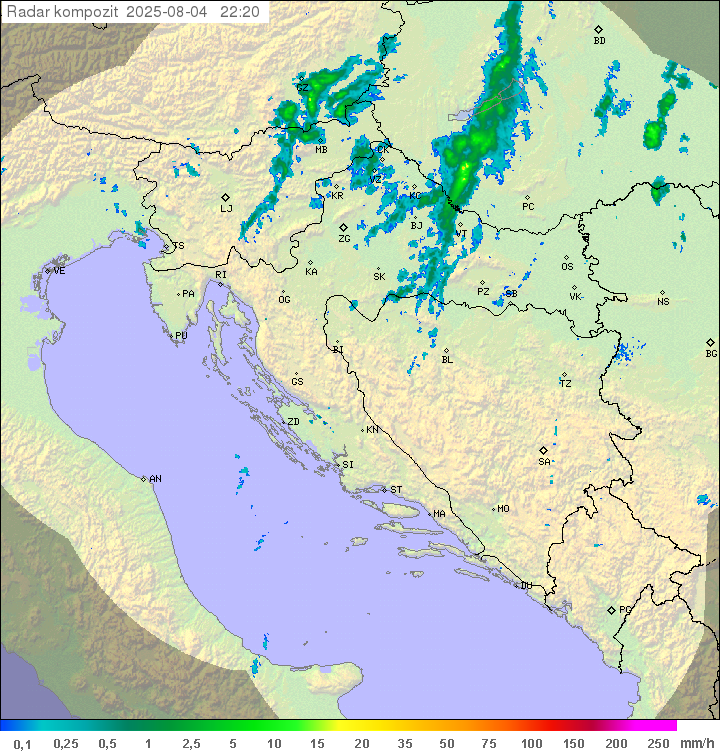 Padavine Hrvaška