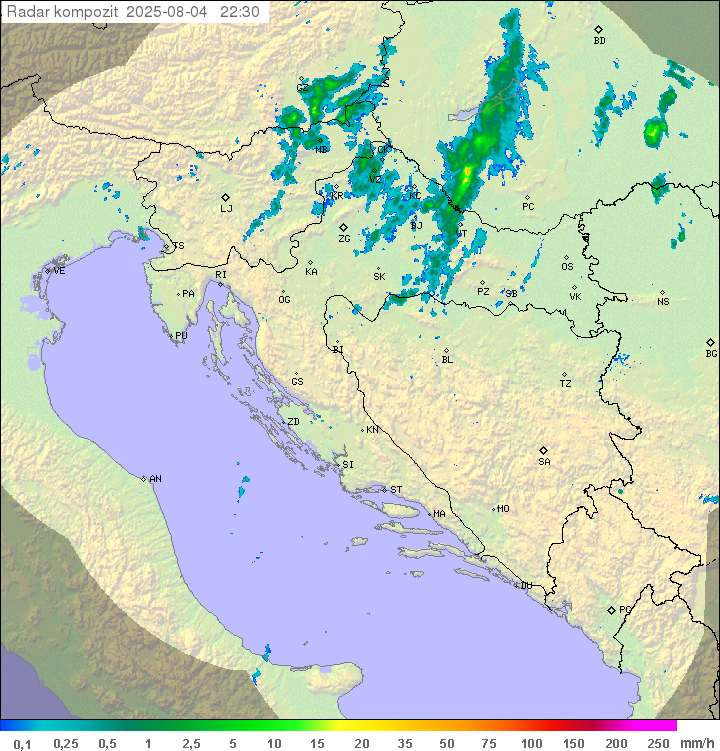 Padavine Hrvaška
