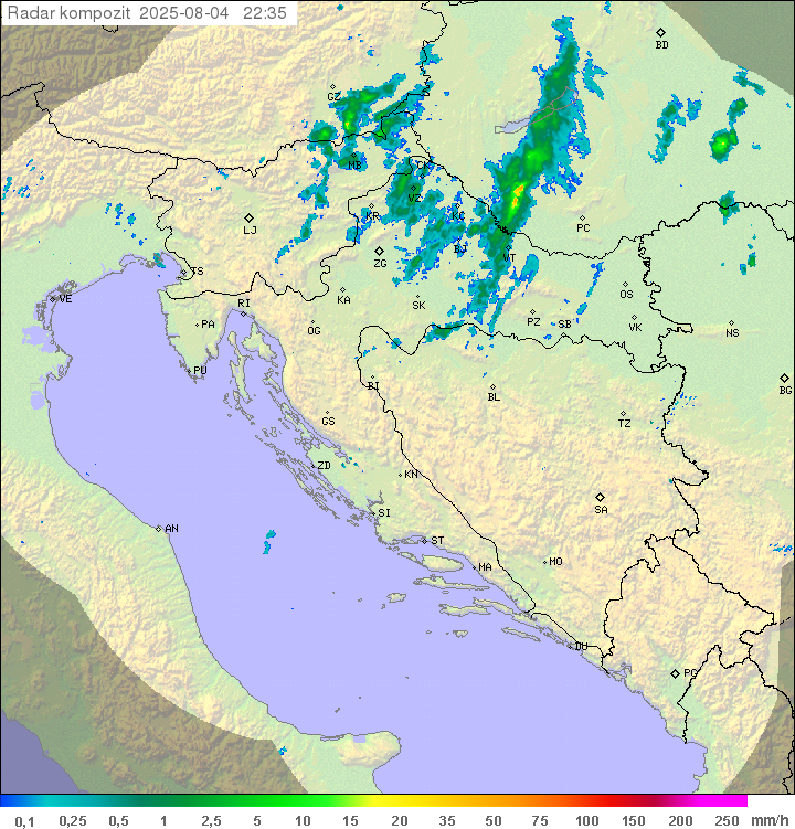 Padavine Hrvaška