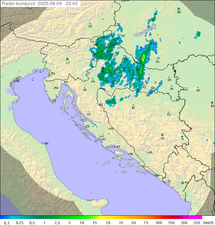 Padavine Hrvaška