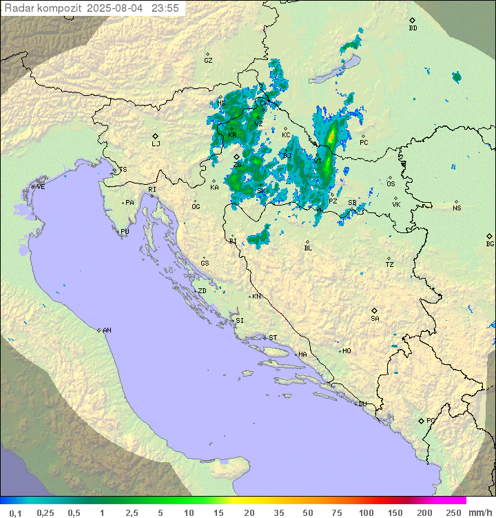 Padavine Hrvaška