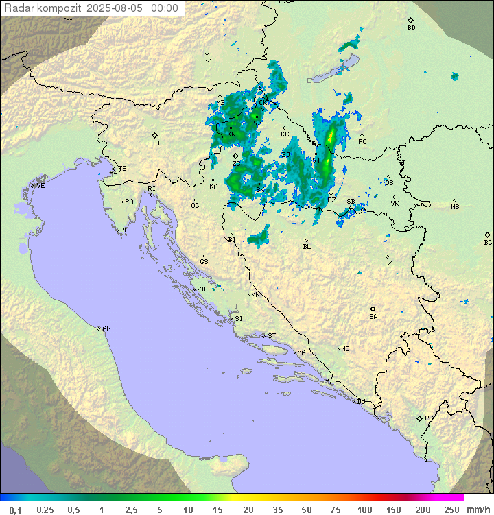 Padavine Hrvaška