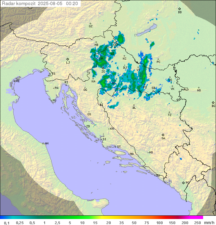Padavine Hrvaška