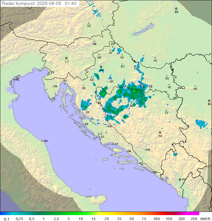 Padavine Hrvaška