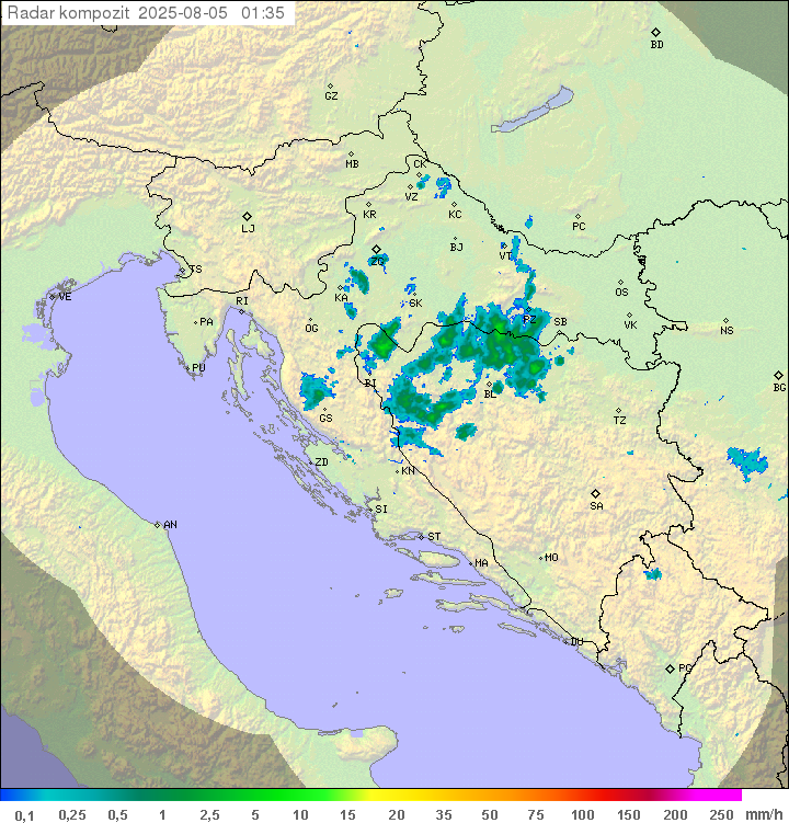 Padavine Hrvaška