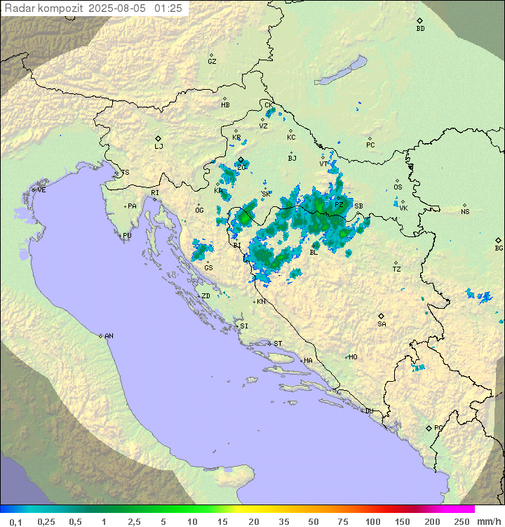 Padavine Hrvaška