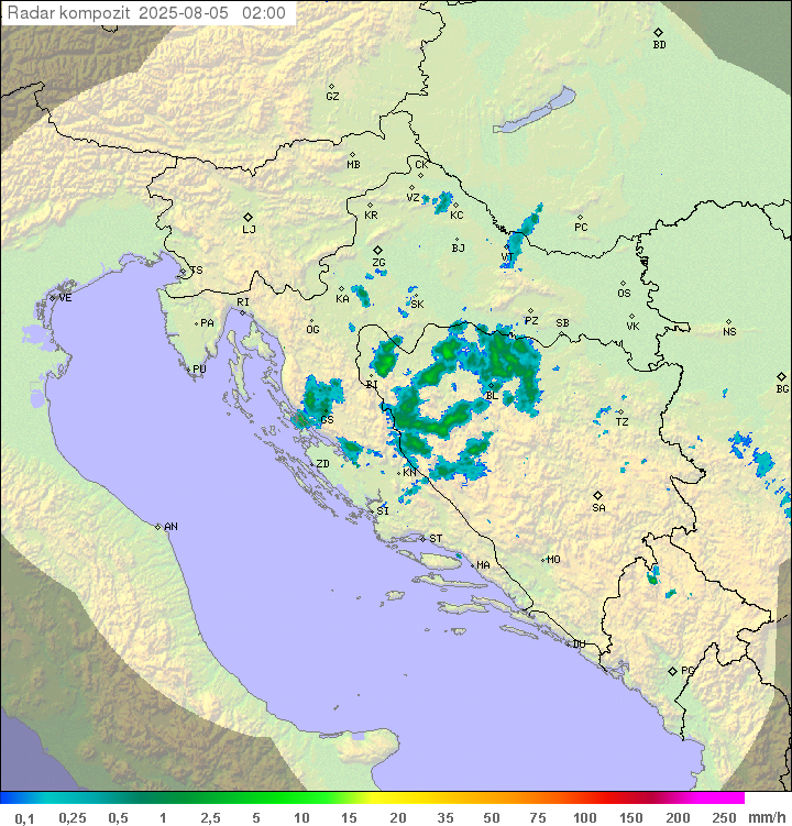 Padavine Hrvaška