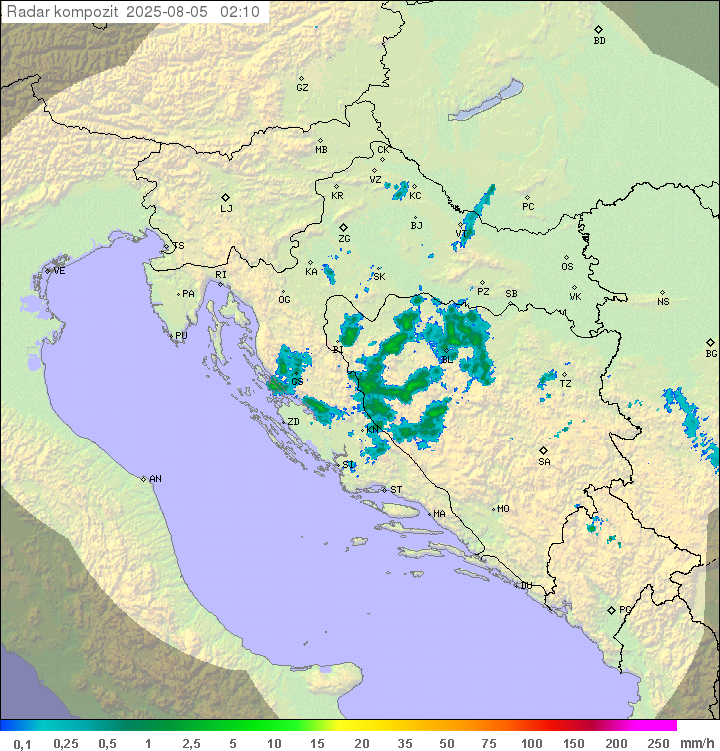 Padavine Hrvaška