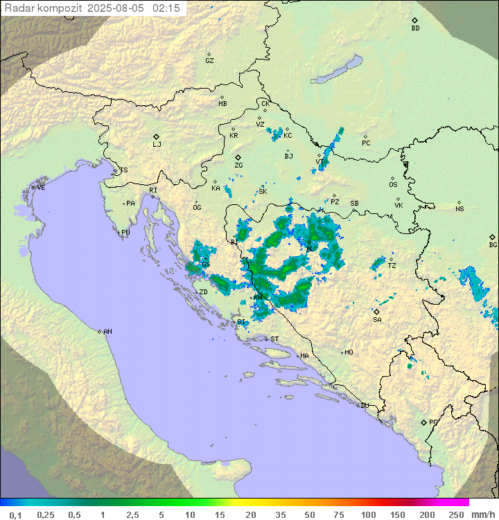 Padavine Hrvaška