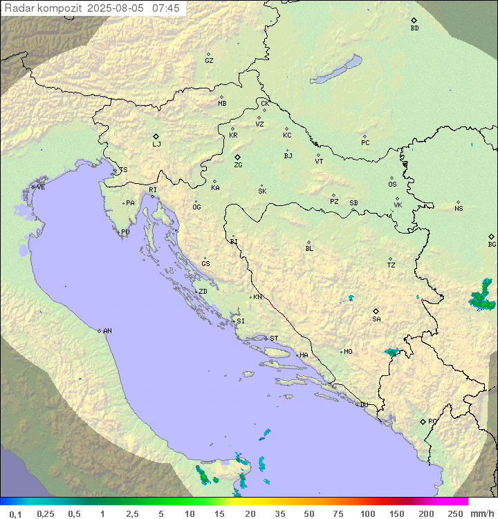 Padavine Hrvaška