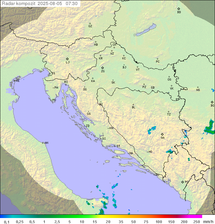 Padavine Hrvaška