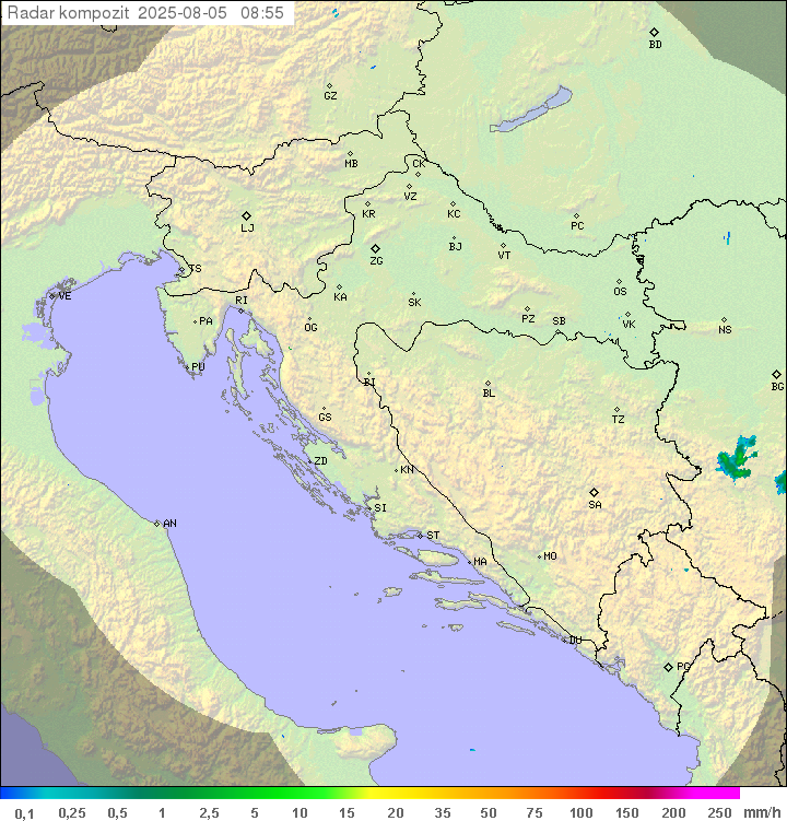 Padavine Hrvaška