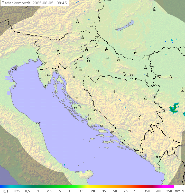 Padavine Hrvaška