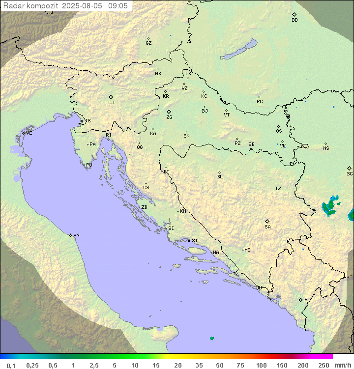 Padavine Hrvaška