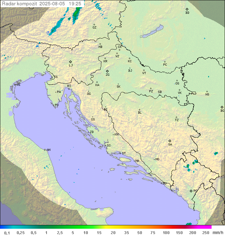 Padavine Hrvaška