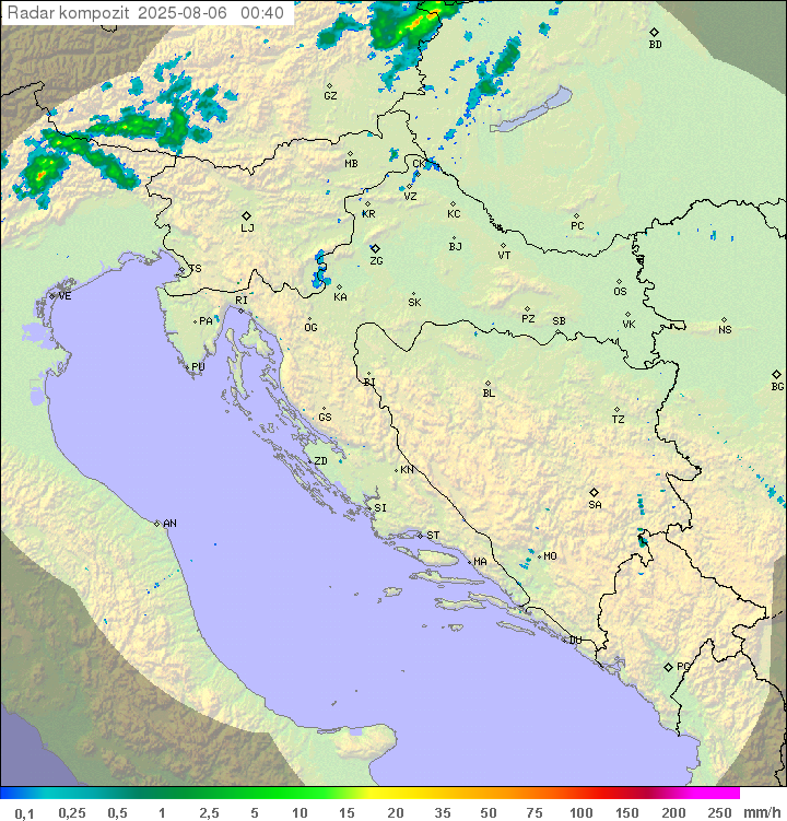 Padavine Hrvaška